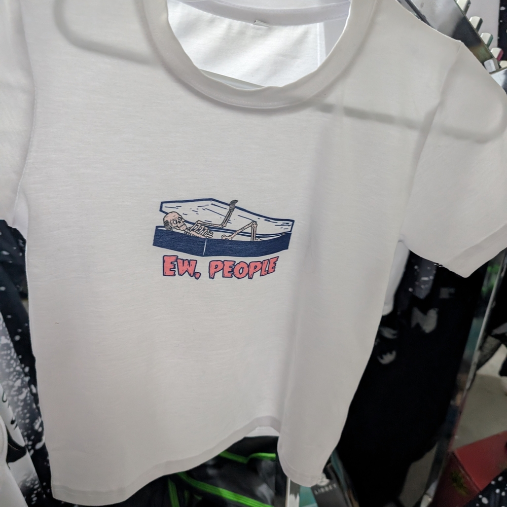White Graphic Kids T-Shirt
